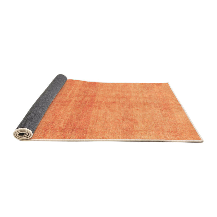 Sideview of Abstract Orange Modern Rug, abs1402org