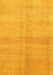 Abstract Yellow Modern Rug, abs1402yw