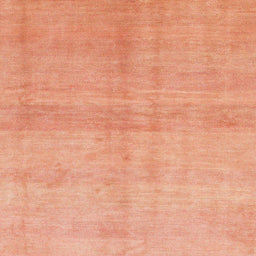 Square Abstract Bright Orange Modern Rug, abs1402