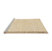 Sideview of Machine Washable Abstract Khaki Gold Rug, wshabs1403