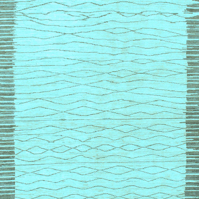 Machine Washable Solid Light Blue Modern Rug, wshabs1403lblu