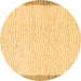 Round Solid Brown Modern Rug, abs1403brn