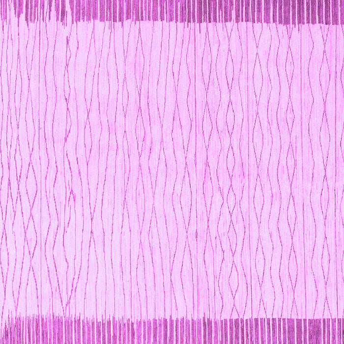 Square Machine Washable Solid Purple Modern Area Rugs, wshabs1403pur