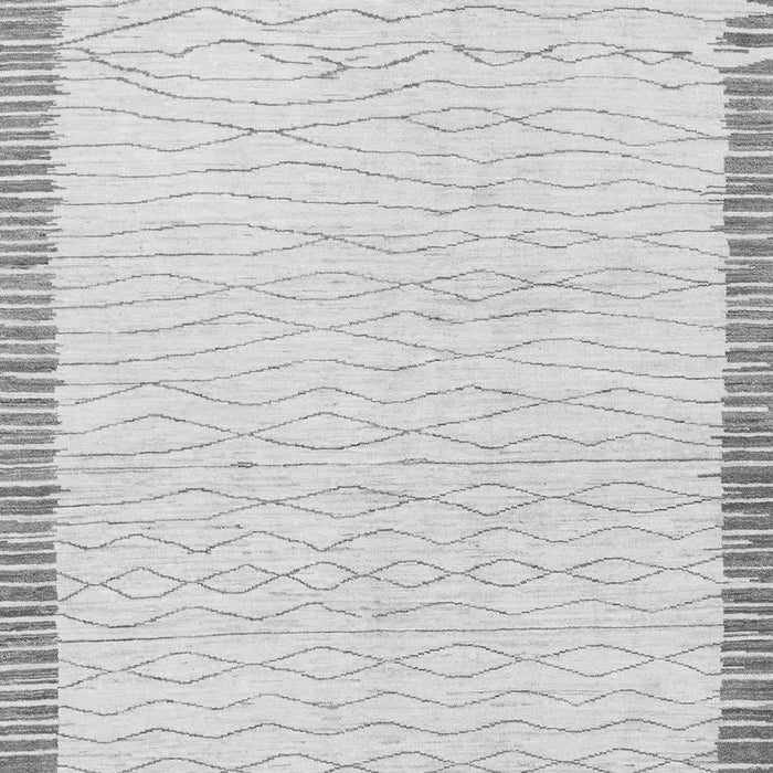 Solid Gray Modern Rug, abs1403gry