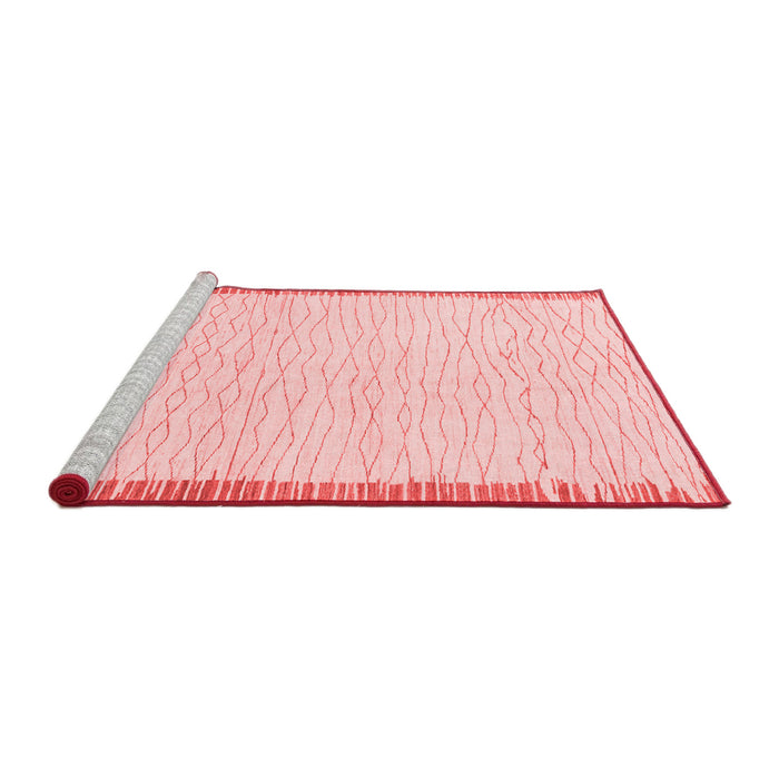 Modern Red Washable Rugs