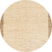 Round Machine Washable Abstract Khaki Gold Rug, wshabs1403