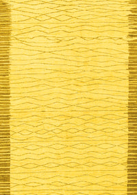 Solid Yellow Modern Rug, abs1403yw