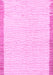 Machine Washable Solid Pink Modern Rug, wshabs1403pnk