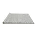 Sideview of Machine Washable Solid Gray Modern Rug, wshabs1403gry