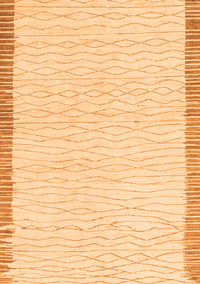 Solid Orange Modern Rug, abs1403org