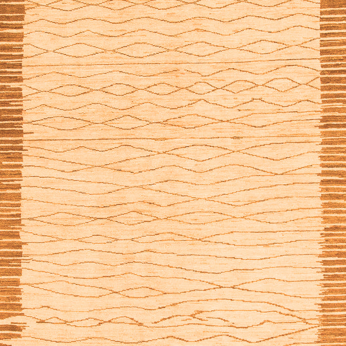 Solid Orange Modern Rug, abs1403org