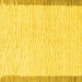 Square Solid Yellow Modern Rug, abs1403yw