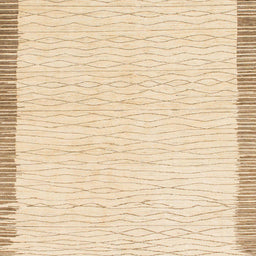 Square Abstract Khaki Gold Solid Rug, abs1403