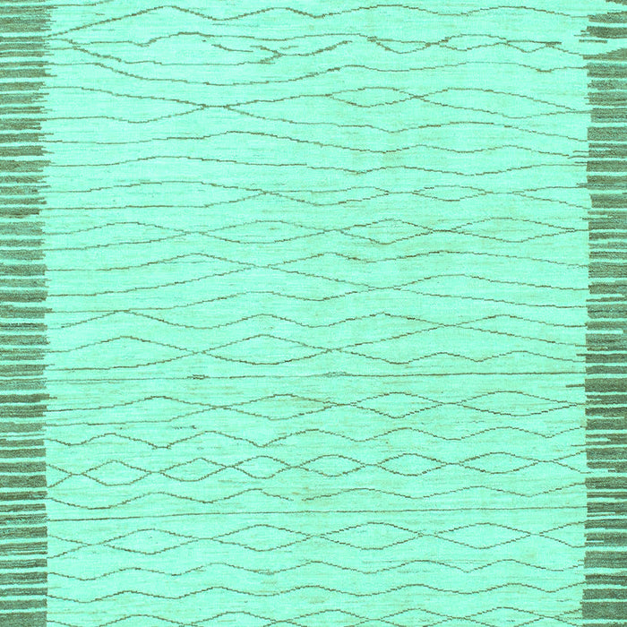 Solid Turquoise Modern Rug, abs1403turq