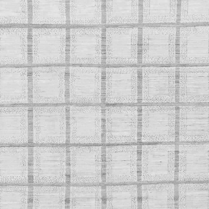 Machine Washable Solid Gray Modern Rug, wshabs1404gry