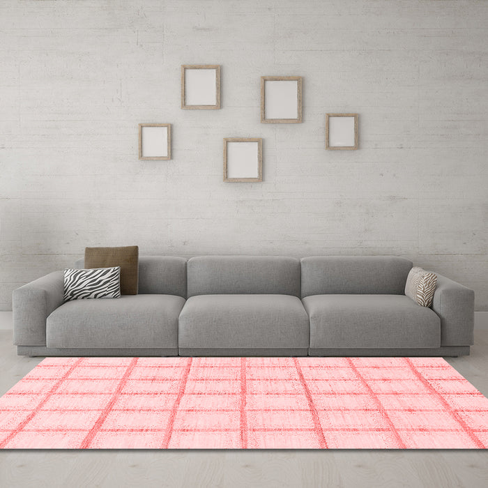 Modern Red Washable Rugs