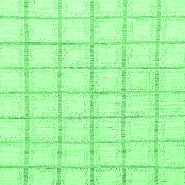 Square Machine Washable Solid Emerald Green Modern Area Rugs, wshabs1404emgrn