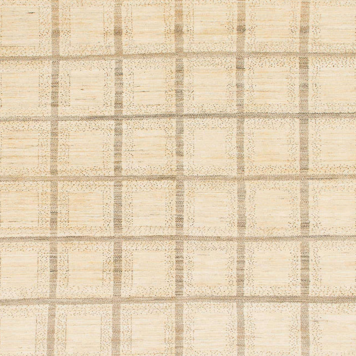 Machine Washable Abstract Yellow Rug, wshabs1404