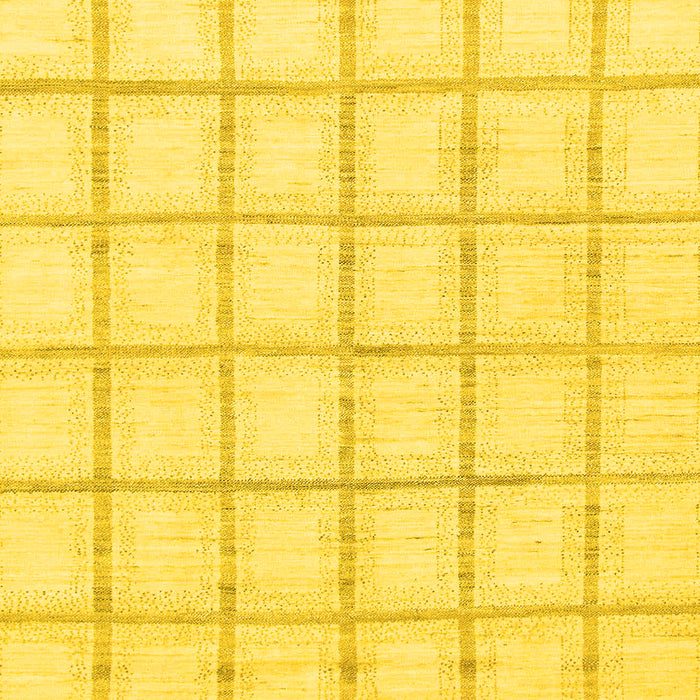 Machine Washable Solid Yellow Modern Rug, wshabs1404yw