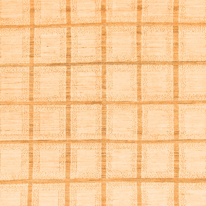 Machine Washable Solid Orange Modern Area Rugs, wshabs1404org