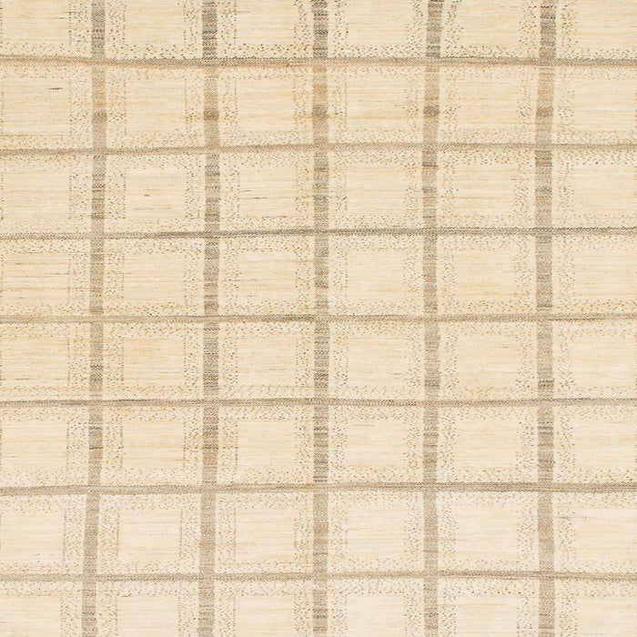 Square Machine Washable Abstract Yellow Rug, wshabs1404