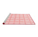 Modern Red Washable Rugs