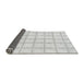 Sideview of Solid Gray Modern Rug, abs1404gry