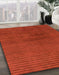 Machine Washable Abstract Red Rug in a Family Room, wshabs1405