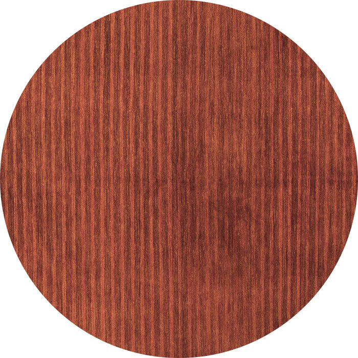 Round Abstract Brown Modern Rug, abs1405brn
