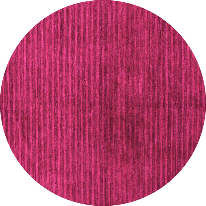 Round Abstract Pink Modern Rug, abs1405pnk