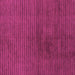 Square Machine Washable Abstract Purple Modern Area Rugs, wshabs1405pur