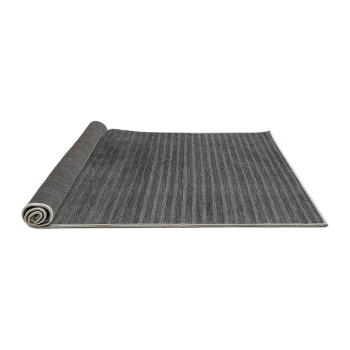 Sideview of Abstract Gray Modern Rug, abs1405gry