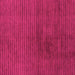 Square Machine Washable Abstract Pink Modern Rug, wshabs1405pnk