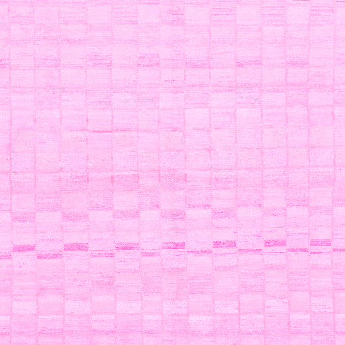 Machine Washable Solid Pink Modern Rug, wshabs1406pnk
