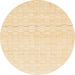 Round Machine Washable Abstract Khaki Gold Rug, wshabs1406