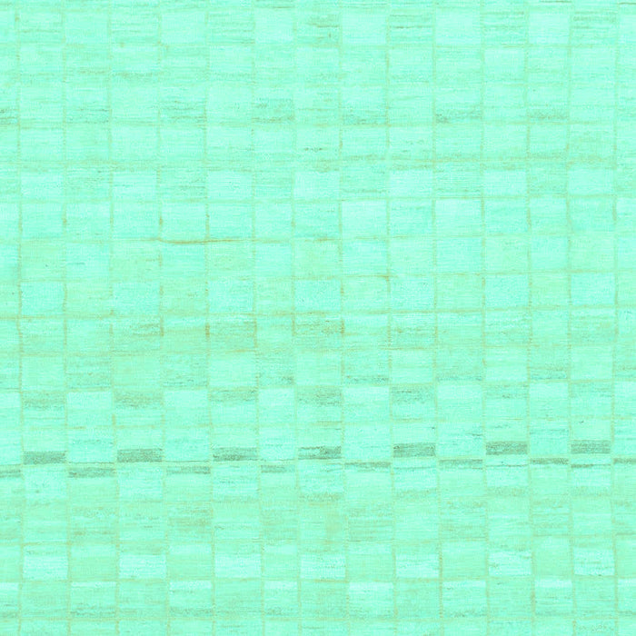 Machine Washable Solid Turquoise Modern Area Rugs, wshabs1406turq