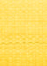 Solid Yellow Modern Rug, abs1406yw