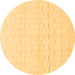 Round Solid Brown Modern Rug, abs1406brn