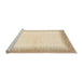 Sideview of Machine Washable Abstract Gold Rug, wshabs1407