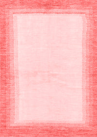 Solid Red Modern Rug, abs1407red