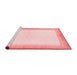 Modern Red Washable Rugs