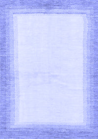 Solid Blue Modern Rug, abs1407blu