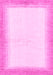 Solid Pink Modern Rug, abs1407pnk