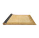 Sideview of Solid Brown Modern Rug, abs1407brn