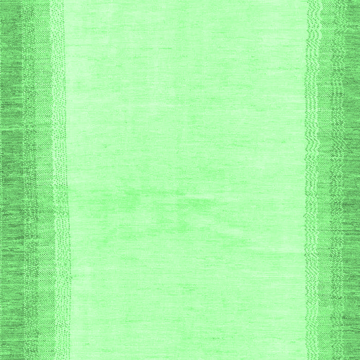 Machine Washable Solid Emerald Green Modern Area Rugs, wshabs1407emgrn