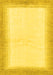 Solid Yellow Modern Rug, abs1407yw