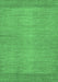 Machine Washable Abstract Emerald Green Modern Area Rugs, wshabs1408emgrn