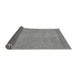 Sideview of Abstract Gray Modern Rug, abs1408gry