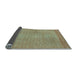 Sideview of Abstract Light Blue Modern Rug, abs1408lblu