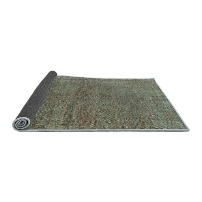 Sideview of Abstract Light Blue Modern Rug, abs1409lblu